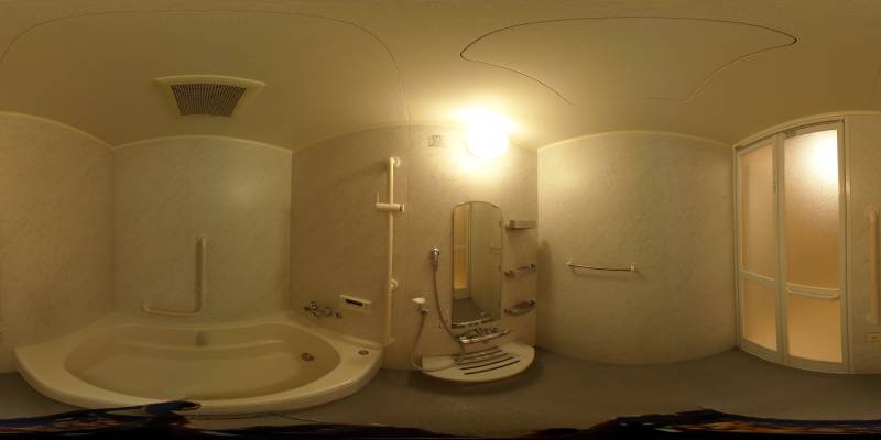 パノラマ画像バスルーム