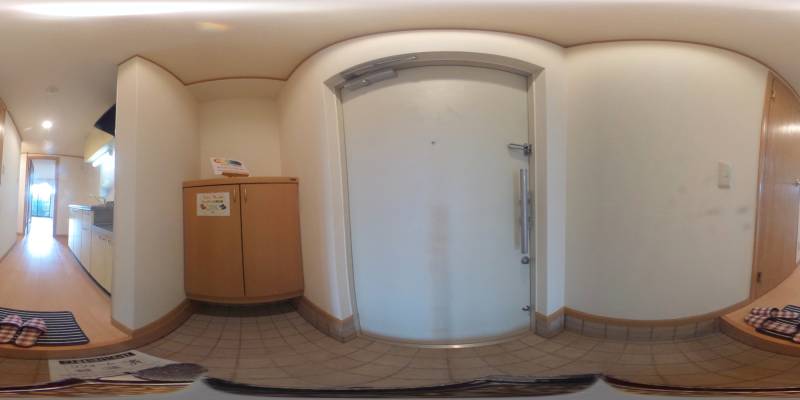 パノラマ画像玄関