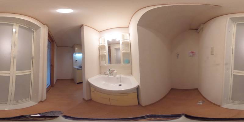 パノラマ画像洗面所