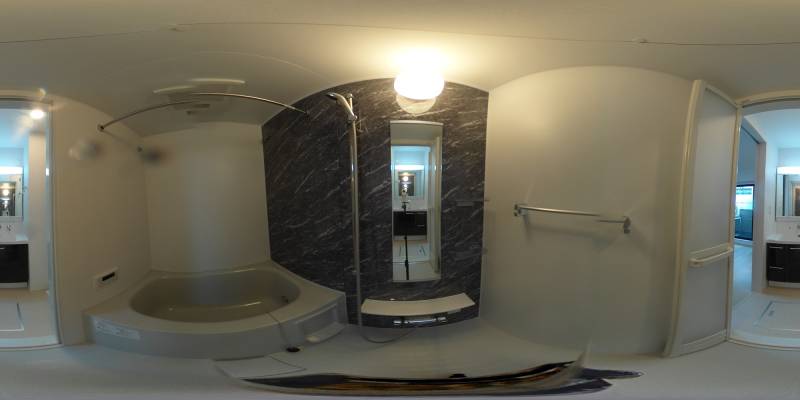 パノラマ画像バスルーム