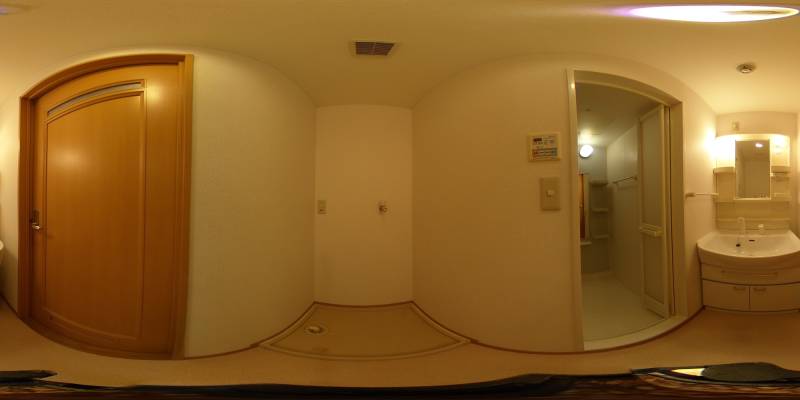 パノラマ画像洗面所