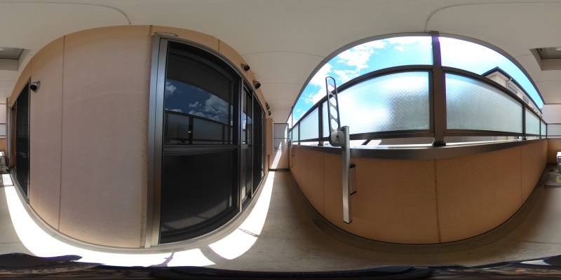 パノラマ画像バルコニー