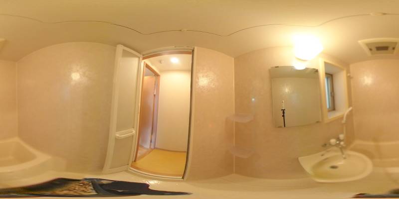 パノラマ画像バスルーム