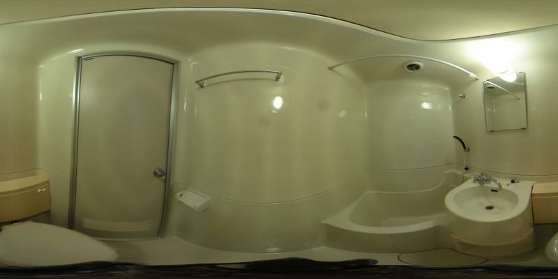 パノラマ画像バスルーム