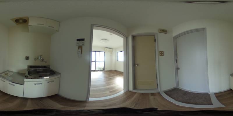 パノラマ画像キッチン