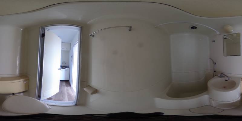 パノラマ画像バスルーム