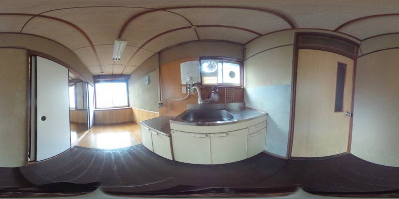 パノラマ画像キッチン