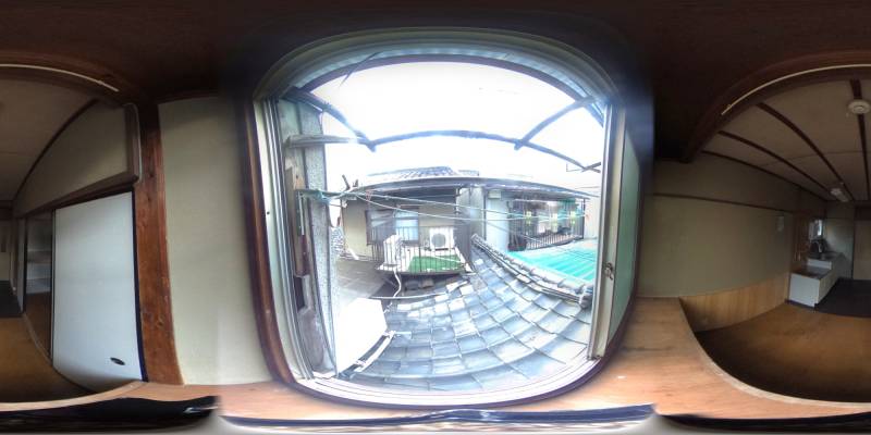 パノラマ画像バルコニー