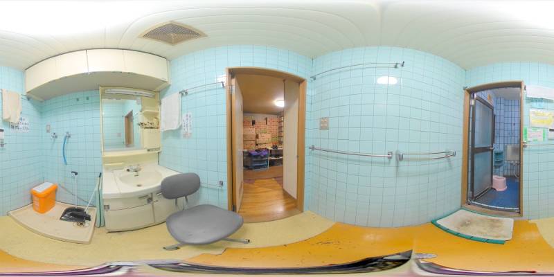 パノラマ画像洗面所