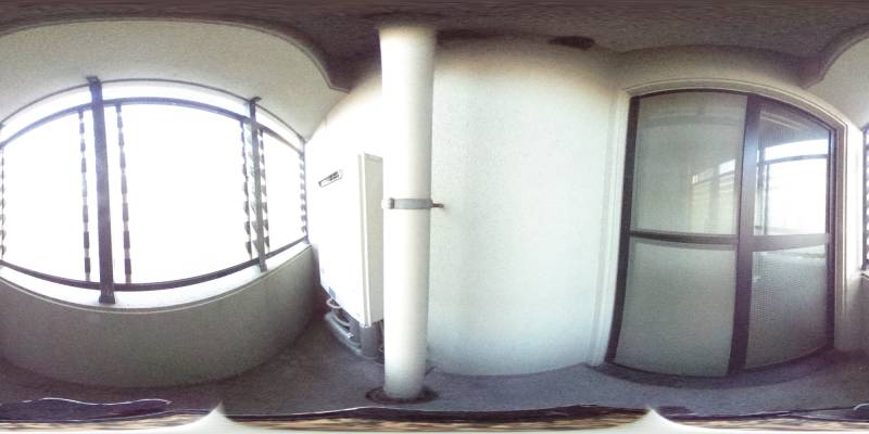 パノラマ画像バルコニー