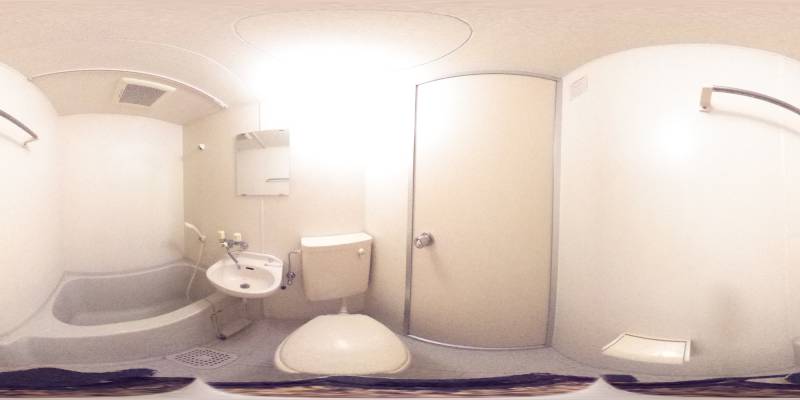 パノラマ画像バスルーム