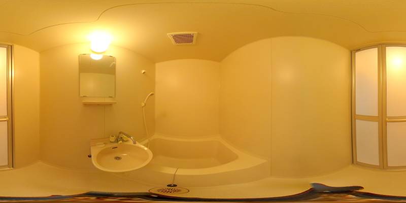 パノラマ画像バスルーム