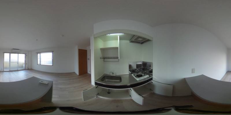 パノラマ画像キッチン