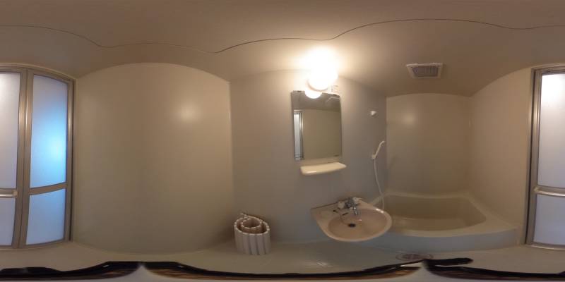 パノラマ画像バスルーム