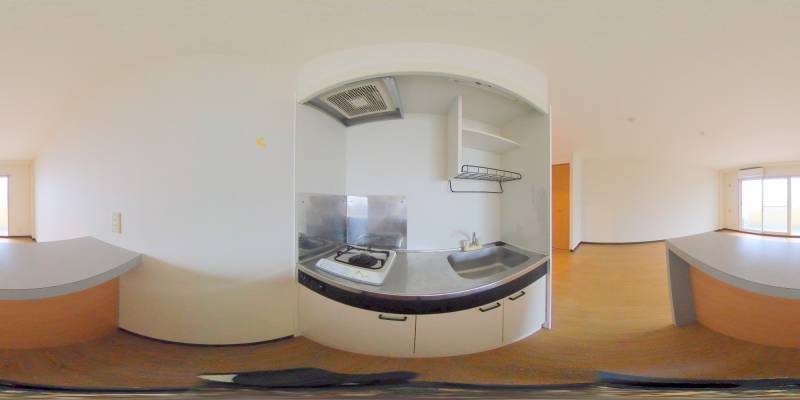 パノラマ画像キッチン