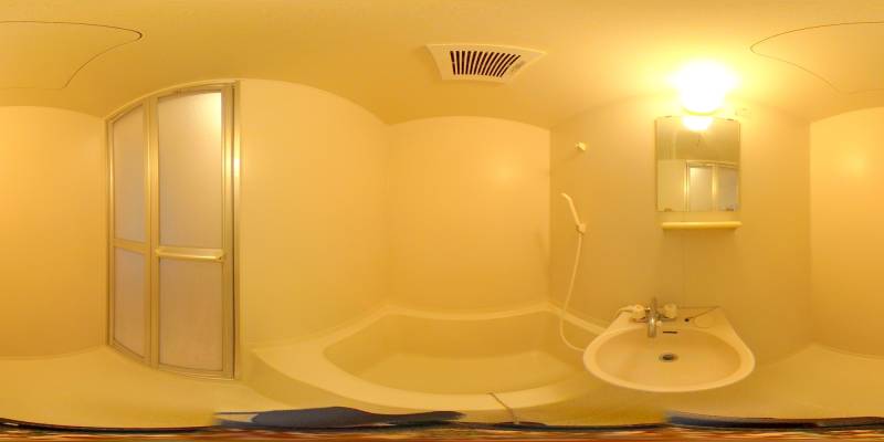 パノラマ画像バスルーム