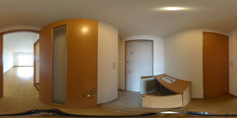 パノラマ画像玄関