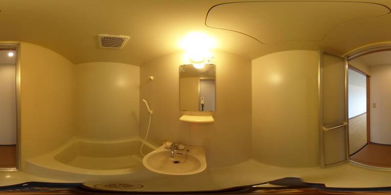 パノラマ画像バスルーム