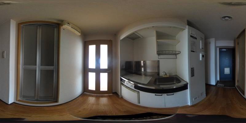パノラマ画像キッチン