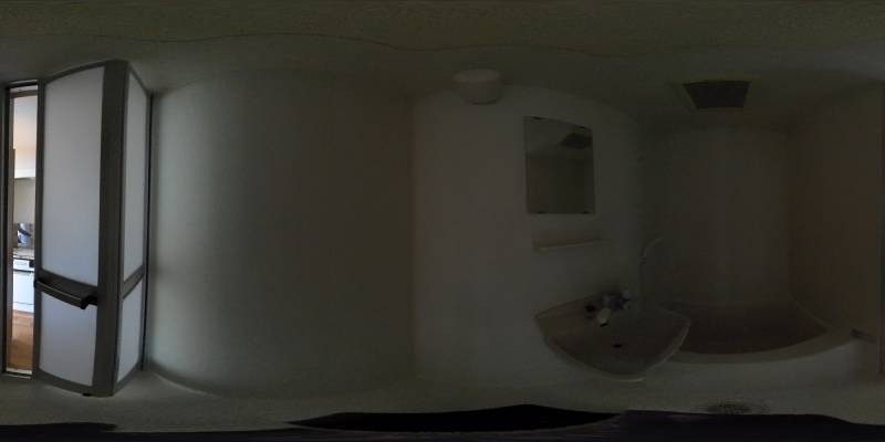 パノラマ画像バスルーム