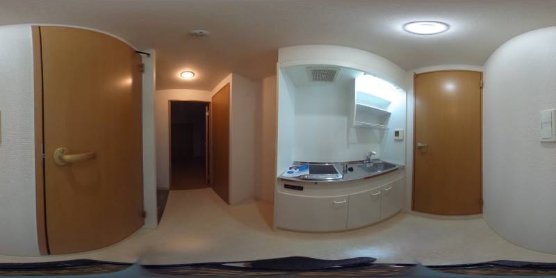 パノラマ画像キッチン