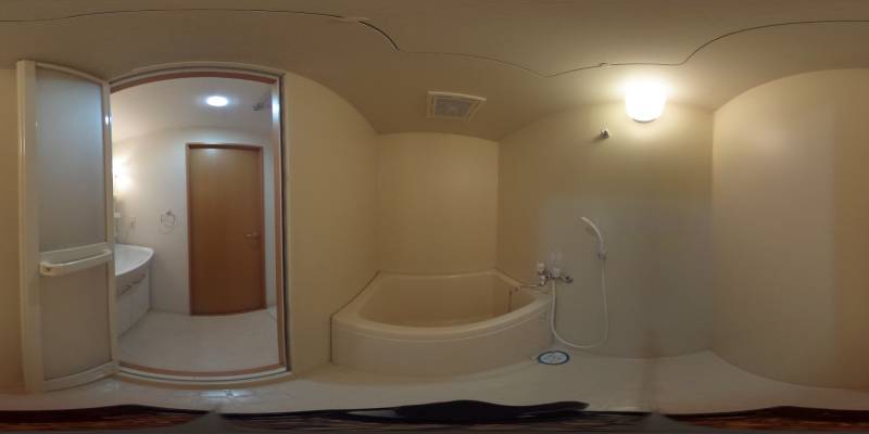 パノラマ画像バスルーム