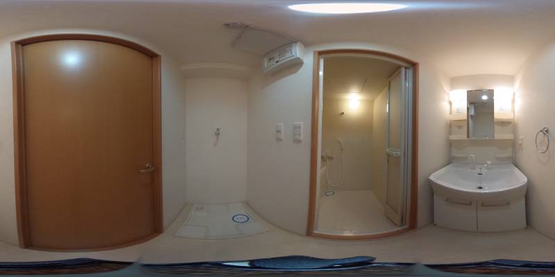 パノラマ画像洗面所