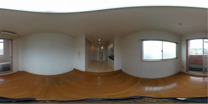 パノラマ画像洋室