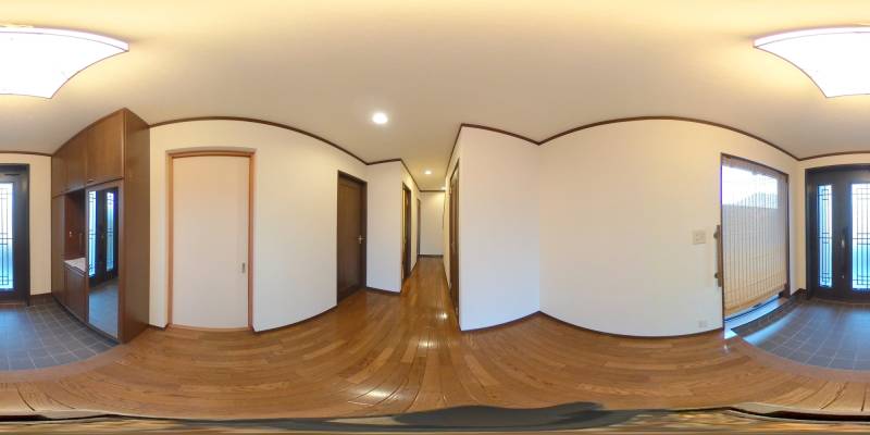 パノラマ画像玄関