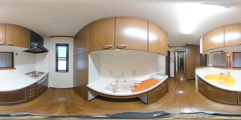 パノラマ画像キッチン
