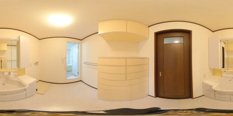 パノラマ画像洗面所