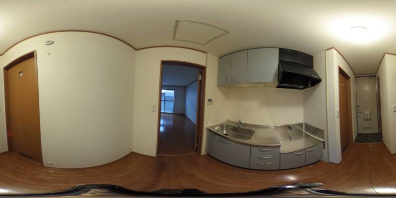 パノラマ画像キッチン