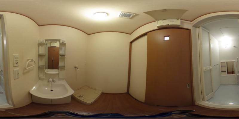 パノラマ画像洗面所