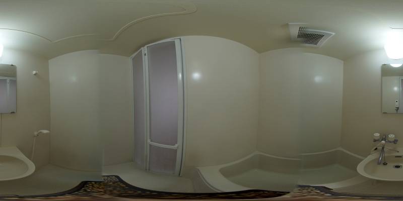 パノラマ画像バスルーム