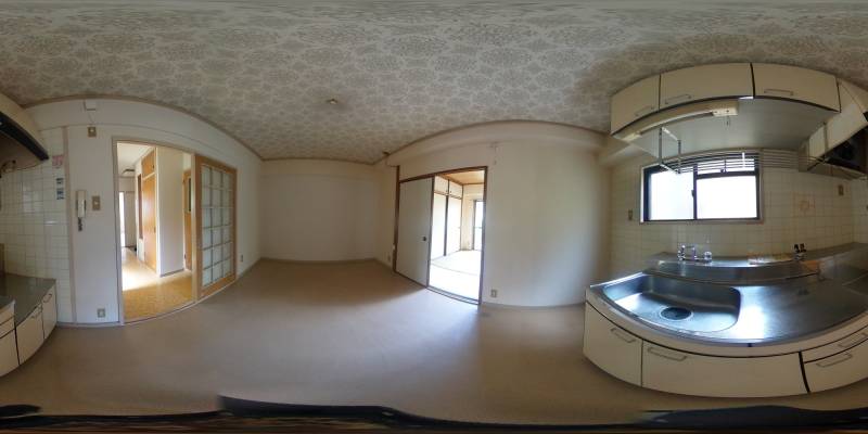 パノラマ画像キッチン