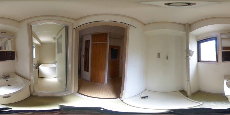 パノラマ画像洗面所