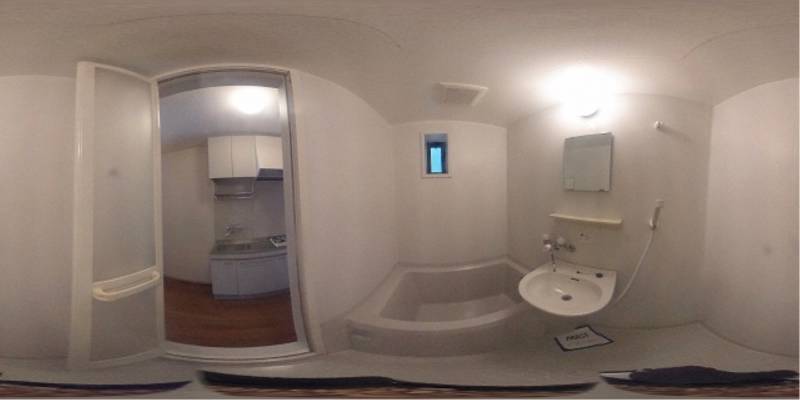 パノラマ画像バスルーム