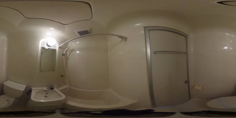 パノラマ画像バスルーム