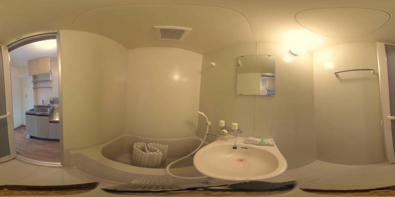 パノラマ画像バスルーム