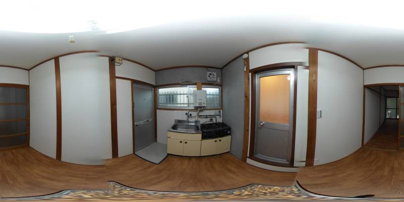 パノラマ画像キッチン