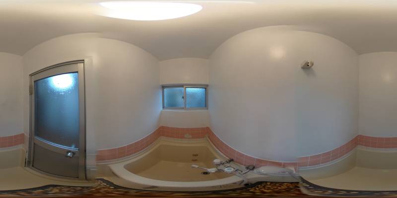 パノラマ画像バスルーム