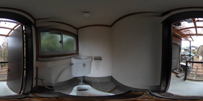 パノラマ画像トイレ