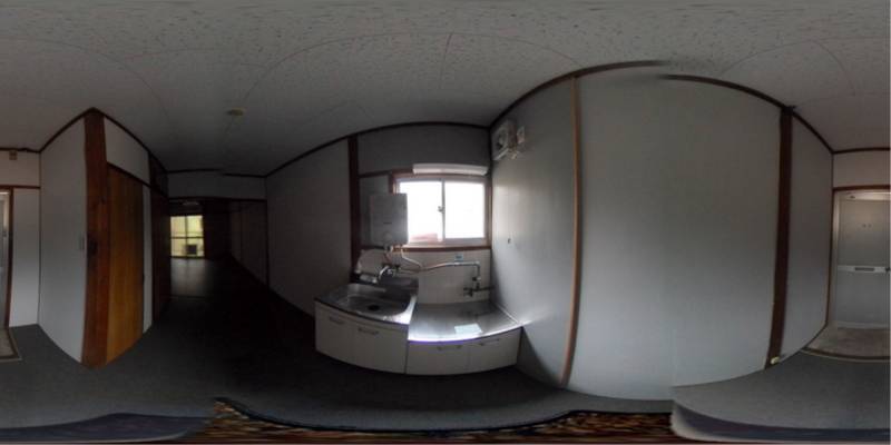 パノラマ画像キッチン