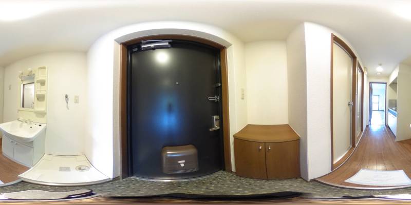 パノラマ画像玄関