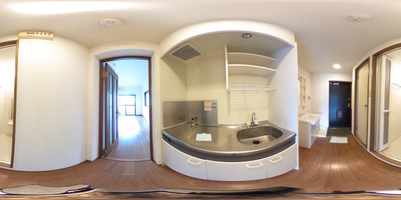 パノラマ画像キッチン