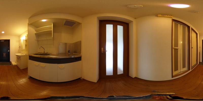 パノラマ画像キッチン