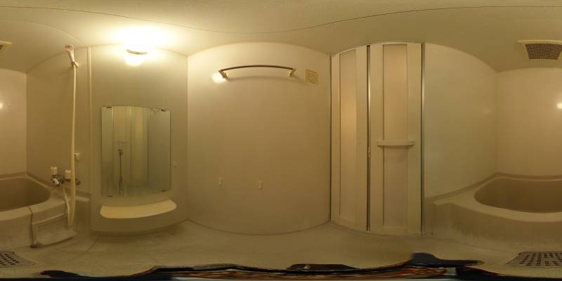 パノラマ画像バスルーム