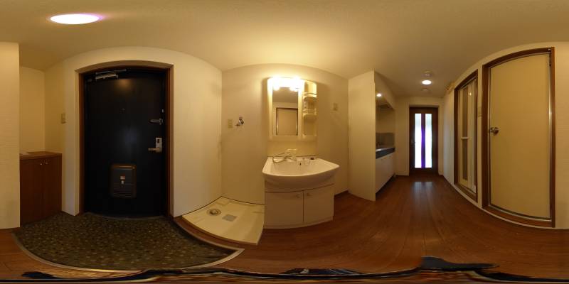 パノラマ画像玄関