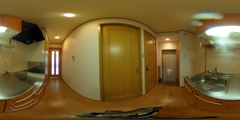 パノラマ画像キッチン