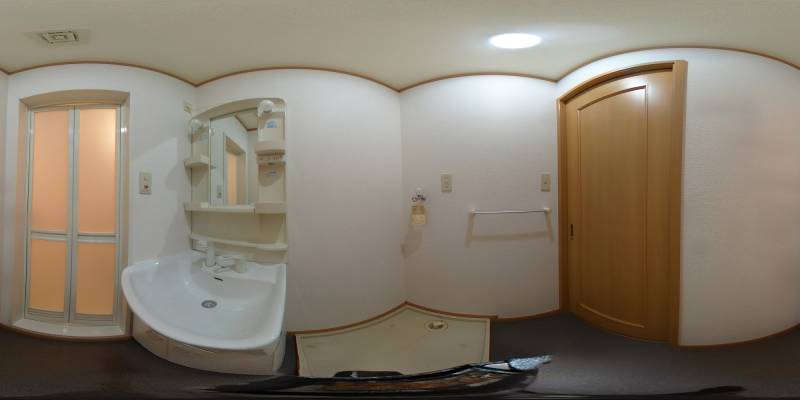 パノラマ画像洗面所